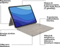 Logitech Combo Touch for iPad Pro 12.9-inch (5th and 6th gen) - SAND - US
