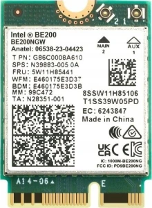 Intel WI-FI 7 BE200 2230 2x2 BE+BT vPro
