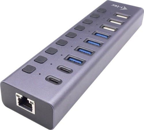 I-TEC 1x RJ-45 + 7x USB-A 3.0 3.2 Gen1 3.1 Gen1