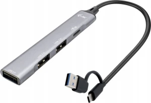 I-TEC Hub USB-C/USB-A Metal 1x USB 3.0 + 3x USB 2.0