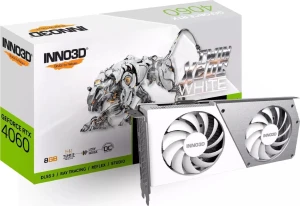 Inno3D GeForce RTX 4060 Twin X2 OC White 8GB GDDR6  N40602-08D6X-173051W