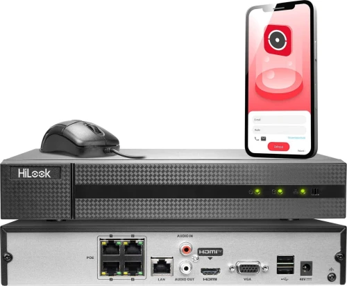 HiLook NVR-4CH-4MP/4P