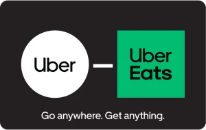 Uber & Uber Eats karta podarunkowa 50 zł