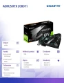 Gigabyte Karta graficzna AORUS RTX 2080 Ti 11GB GDDR6 352bit DP/HDMI/USB-c