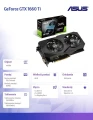 Asus Karta graficzna GeForce GTX 1660 Ti OC DUAL EVO 192BIT 6GB GDDR6 DP/2*HDMI/DVI-D