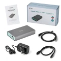 i-tec Obudowa na dysk MySafe USB-C 3.1 Gen.2, HDD 3,5 SATA I/II/III, transfer do 10 Gbps, aluminiowa, kompatybilna z Thunderbolt 3