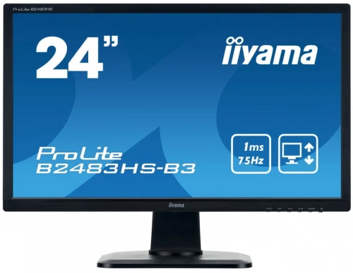 IIYAMA Monitor 24 ProLite B2483HS-B3 1MS,TN,HDMI,DP,PIVOT