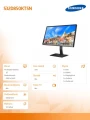 Samsung Monitor 32 S32D850KTSN-QHD LED VA,HDMI,DP,USB,pi