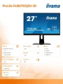 IIYAMA Monitor 27 XUB2792QSU- IPS,ETE PANEL