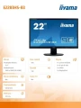 IIYAMA Monitor 22 E2283HS-B3