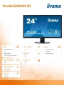 IIYAMA Monitor 24 E2483HS-B3