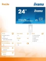 IIYAMA Monitor 24 XUB2492HSU-W1