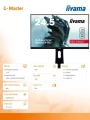 IIYAMA Monitor 24.5 GB2560HSU-B1