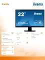 IIYAMA Monitor 22 E2282HS-B1