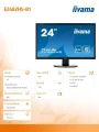 IIYAMA Monitor 24 E2482HS-B1