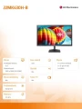 LG Electronics Monitor 22 22MK430H-B