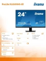 IIYAMA Monitor 23.8 ProLite XU2493HS-B1