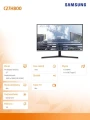 Monitor 27 cali Samsung C27H800FCUX LC27H800FCUXEN