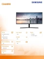 Monitor 34 cale Samsung C34H890WJUX LC34H890WJUXEN