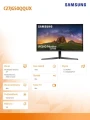 Monitor 27 cali Samsung C27JG50QQUX LC27JG50QQUXEN