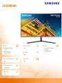 Monitor 32 cale Samsung UR590 UHD LU32R590CWUXEN