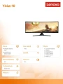 Lenovo Monitor Legion Y44w-10 43.4 WLED 65EARAC1EU