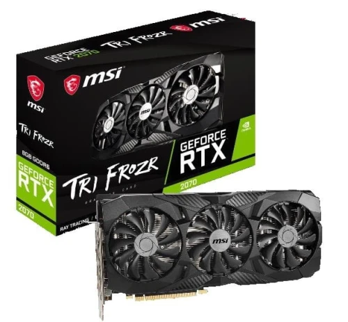 MSI Karta graficzna GeForce RTX 2070 TRI FROZFR 8GB GDDR6 HDMI/3DP