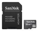 SanDisk microSDHC 32GB adapter SD
