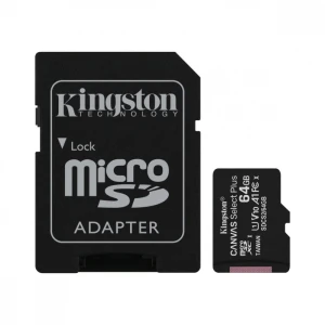 Kingston Canvas Select Plus MicroSDXC 64 GB Class 10 UHS-I/U1 A1 V10