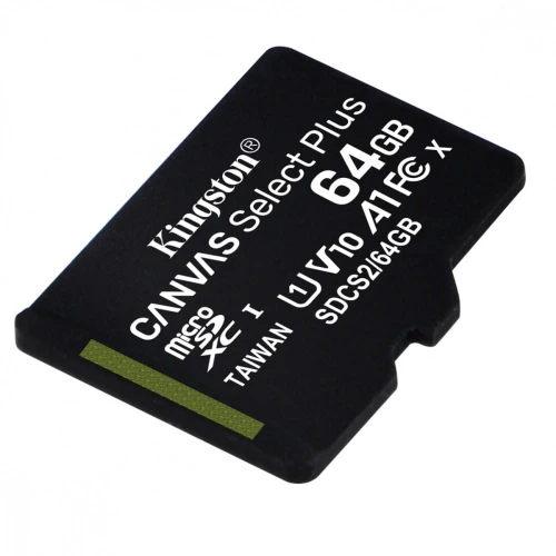 Kingston Karta pamięci microSD  64GB Canvas Select Plus 100MB/s