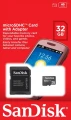 SanDisk microSDHC 32GB + adapter SD