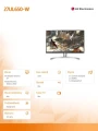 LG Electronics Monitor 27UL650-W 27 cali 4K IPS HDR10 FreeSync Pivot