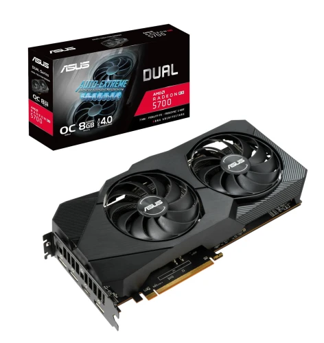 Karta graficzna ASUS DUAL Radeon RX 5700 O8G EVO, 8GB GDDR6 DUAL-RX5700-O8G-EVO