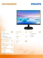 Philips Monitor 23.8 243V7QDAB IPS DVI HDMI Głośniki