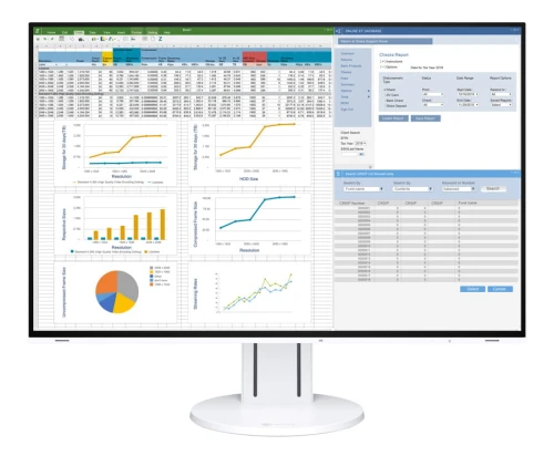 Monitor EIZO EV2457-WT - monitor LCD 24,1", Wide (16:10), IPS, LED, FlexStand 4 (biały)