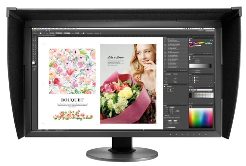 Monitor EIZO CG2730-BK - monitor LCD 27", ColorEdge, kalibracja sprzętowa, zintegrowany kalibrator, AdobeRGB, 2560 x 1440 (czarny)