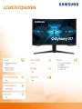 Monitor Samsung 32 cale Odyssey G7 LC32G75TQSUXEN