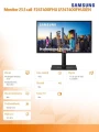 Monitor 23.5 cala Samsung F24T400FHU LF24T400FHUXEN