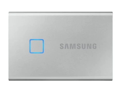Dysk SSD Samsung T7 Portable Touch silver 2 TB MU-PC2T0S/WW
