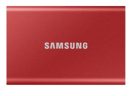Dysk SSD Samsung T7 Portable red 1 TB MU-PC1T0R/WW