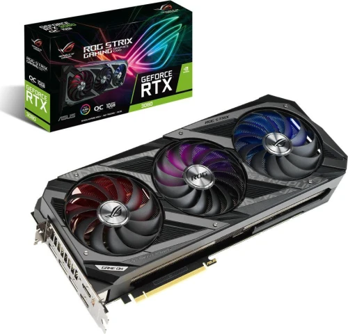 Karta graficzna Asus ROG Strix GeForce RTX 3080 Gaming OC 10GB GDDR6X ROG-STRIX-RTX3080-O10G-GAMING