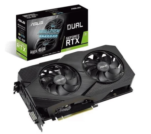 Karta graficzna Asus GeForce RTX 2060 DUAL ADVANCED EVO 6GB GDDR6 DUAL-RTX2060-A6G-EVO