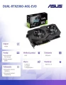 Karta graficzna Asus GeForce RTX 2060 DUAL ADVANCED EVO 6GB GDDR6 DUAL-RTX2060-A6G-EVO