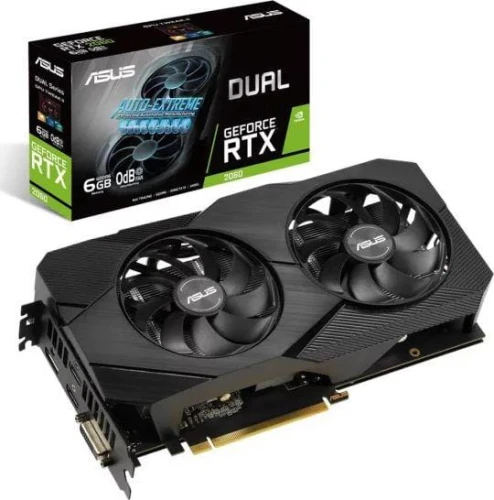 Karta graficzna Asus Dual GeForce RTX 2060 Gaming Evo OC 6GB GDDR6 DUAL-RTX2060-O6G-EVO