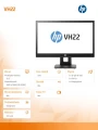Monitor 21.5 cala VH22  X0N05AA_5