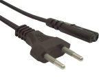 Kabel zasilający ósemka do laptopa 2pin 1.8m