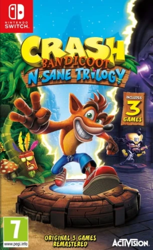 Gra Nintendo Switch Crash Bandicoot N. Sane Trilogy