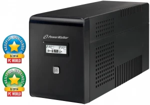 Power Walker   LINE-INTERACTIVE 1500VA 2X 230V PL 2XIEC OUT, RJ11/RJ45 IN/OUT, USB, LCD