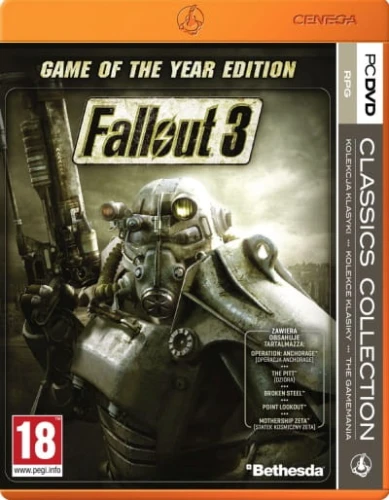 Gra PC Fallout 3: Game of the Year (Pomarańczowa kolekcja klasyki)