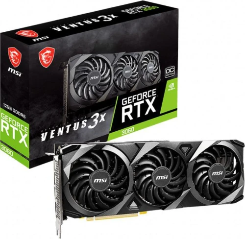 Karta graficzna MSI GeForce RTX 3060 Ventus X3 OC 12GB GDDR6